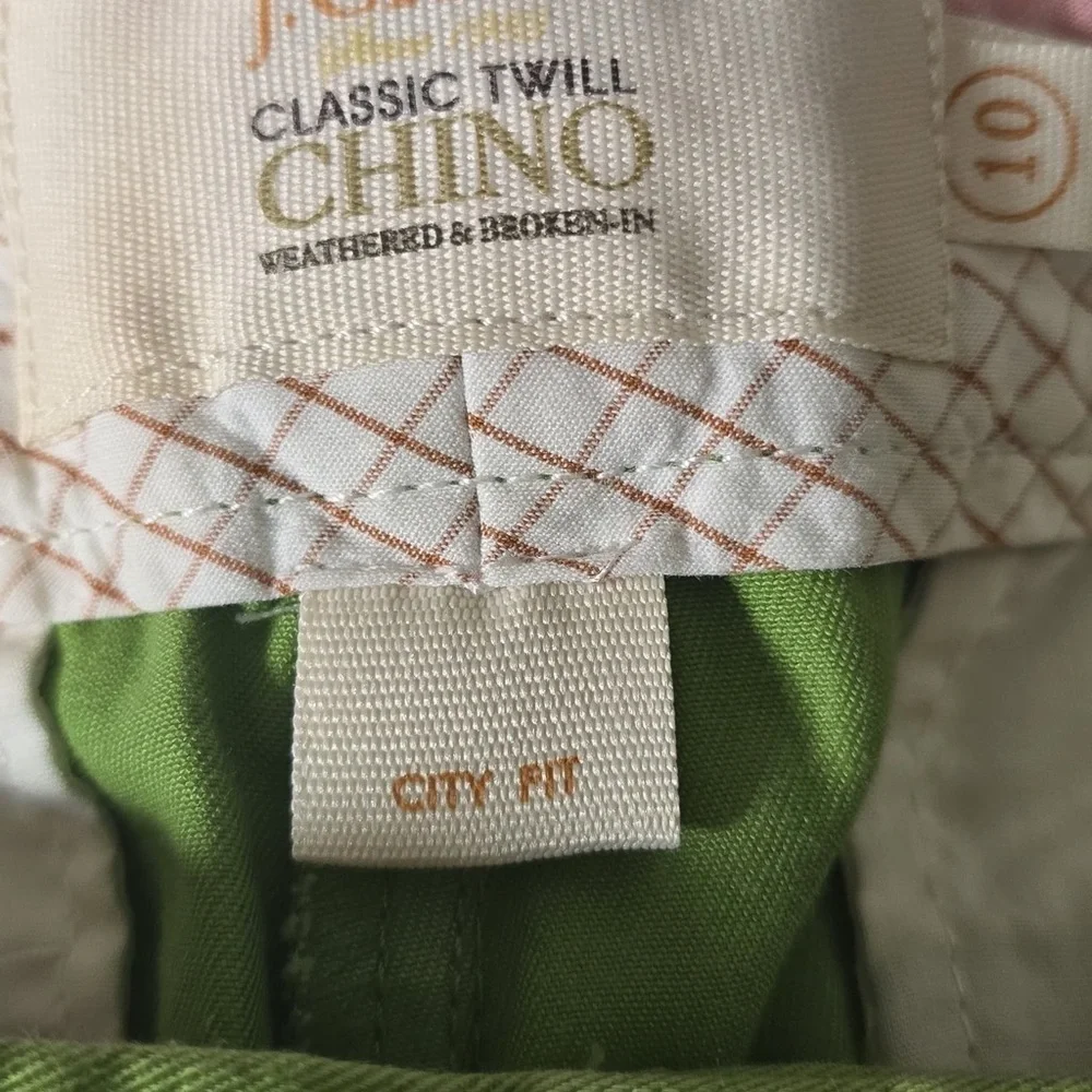 J.Crew Weathered Chino Pants in Green